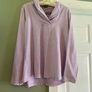 LL Bean Womens Lilac Purple Long Sleeve Sweatshirt